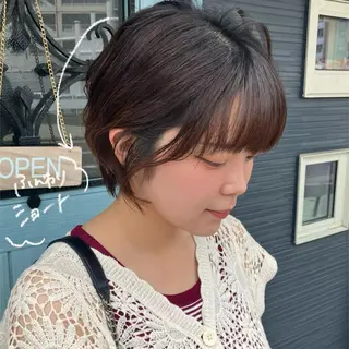 ショート ナチュラルヘア 🌱/久留米/あまのヘアスタイル