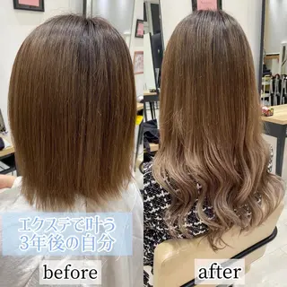 ロング 新宿/韓国ヘア 中明度カラー/かやのヘアスタイル