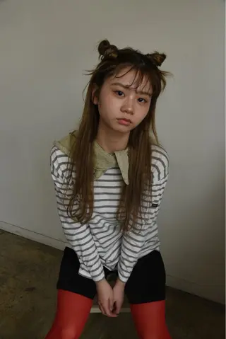 ロング カラー NAVY/ Miharuのヘアスタイル