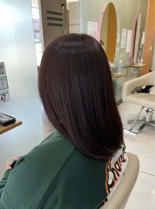 セミロング カラー ４ｃｍ諸江店所属・澤野 祐羽のヘアスタイル