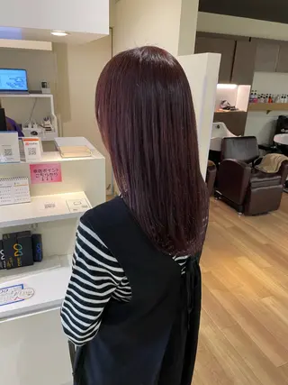 セミロング カラー 韓国レイヤー🎀/ 顔周り特化🎀/豊田のヘアスタイル