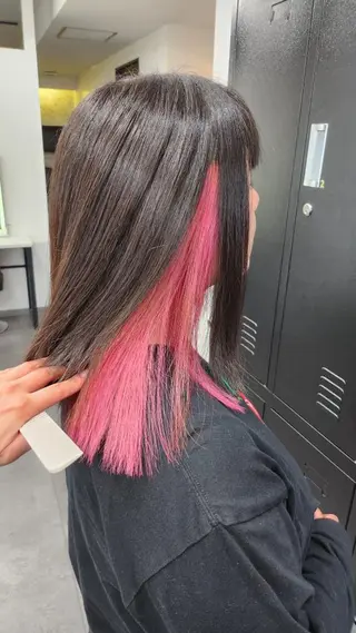 セミロング カラー カラー🌈/カット /栄/misa👻のヘアスタイル