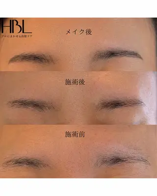 アイブロウ INORI BEAUTY所属・梨 沙の眉毛・アイブロウイメージ