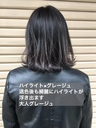 ミディアム カラー ヘアアレンジ メンズパーマ特化/ KAORU/店長のヘアスタイル