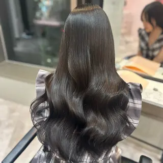 ロング 上品うるツヤ韓国ヘア 🤍Hana/川崎のヘアスタイル