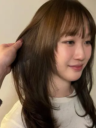 ロング カラー 🍑透明感艶カラー 🍑/momoのヘアスタイル