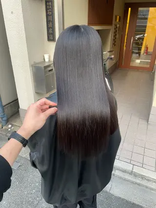 ロング darts所属・マツダ レンのヘアスタイル
