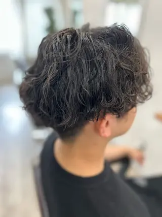 ショート パーマ メンズ トヤマ セシルヘアー神戸元町のヘアスタイル