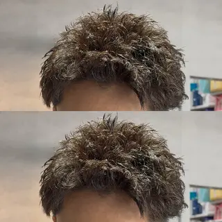 ショート パーマ指名率No1 メンズ特化ケイトのヘアスタイル