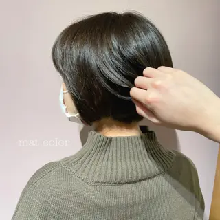 ショート カラー moon tico brae所属・顔まわりcut🌿 Hinakoのヘアスタイル