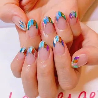 ネイル La neige* yuki 🥯🍑のネイルデザイン