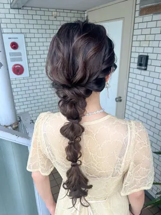 ヘアアレンジ 大人可愛いヘアメイク 💋🧚‍♀️しずかのヘアスタイル