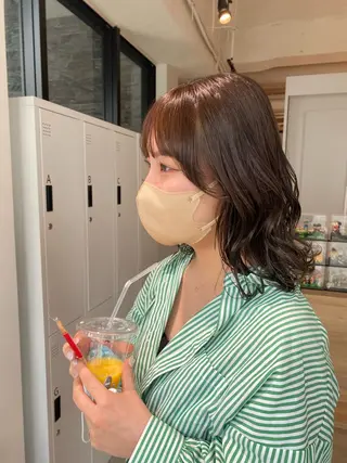 ミディアム カラー オスズ 🎀´-のヘアスタイル