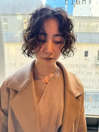ミディアム パーマ 🎈馬場佑馬/ スパイラルパーマ🎈のヘアスタイル