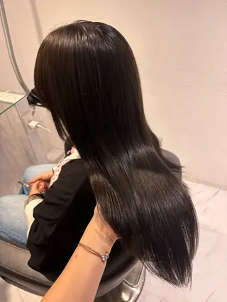 ロング カラー 表参道♡暗髪^ྀི 艶カラー♡アユミのヘアスタイル