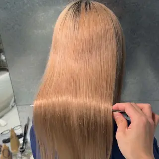 セミロング TRUNS所属・こうた/髪質改善 ストレート/ヘアケアのヘアスタイル