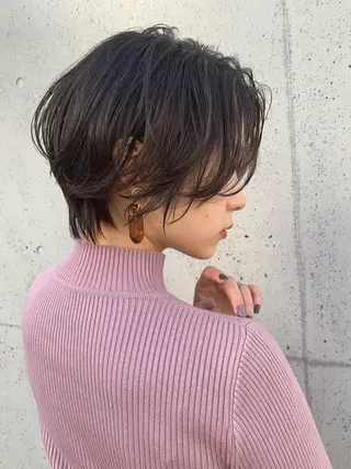 ショート レイヤー/韓国❣️ 髪質改善/e_kiのヘアスタイル