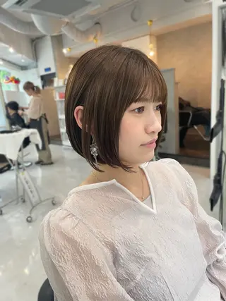 ショート カラー Hana ♡ marshu梅田のヘアスタイル