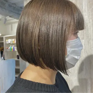 ショート カラー 大場 優のヘアスタイル