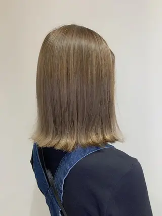 ミディアム カラー ヘアアレンジ 近藤千翔🩵 髪質改善Periodのエステ・リラクイメージ