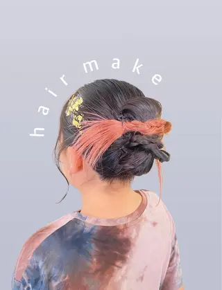 ロング ヘアアレンジ キッズ u.me所属・fumie .のマツエク・マツパデザイン