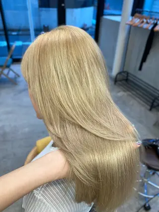 ロング カラー レイヤー/柔色 カラー/SAkiのヘアスタイル