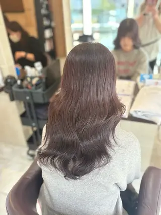 ロング カラー 🎀透明感カラー 🐈ナズナのヘアスタイル