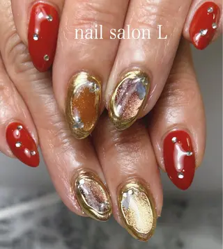 ネイル 吉川市 ネイルサロンLのネイルデザイン