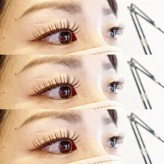 マツエク・マツパ s.i.m eyelash creation所属・鐵野 由香莉のマツエク・マツパデザイン