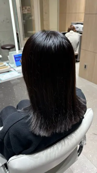 ミディアム lafith hair ponte 船橋店所属・🫧‪透明感カラー 🫧𝑳𝒖𝒏𝒂のヘアスタイル