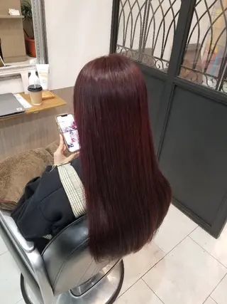 カラー 暖色🍎透明感カラー 🩵小林かりんのヘアスタイル