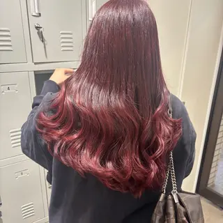 ロング カラー 髪質改善ストレート /暖色カラー🎀🪞のヘアスタイル