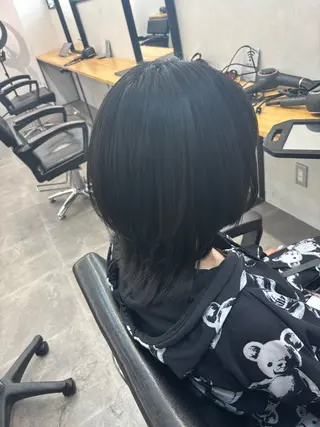 ミディアム エクステ/ハイトーン /ミサキのヘアスタイル