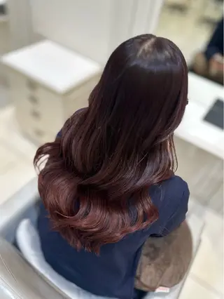 ロング カラー orgo所属・︎︎☁🧺チヒロ モデル募集🧺︎︎☁のヘアスタイル