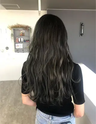 ロング カラー 美容室 ソンリエのヘアスタイル
