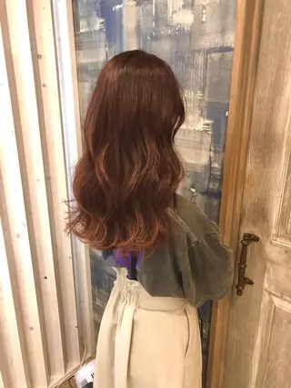 セミロング カラー ヘアアレンジ 🍎吉川浩生 トップスタイリストのヘアスタイル