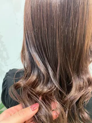 カラー 髪質改善カラー🤍 エクステ✨君島由実子のヘアスタイル