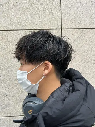 メンズ 糟谷 慈英のヘアスタイル