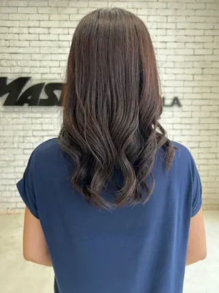ロング MASHU Machela店所属・ほのか./大阪 透明感カラー/韓国風のヘアスタイル