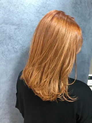 ロング カラー ヘアアレンジ メンズ キッズ ネイル マツエク・マツパ GO TODAY SHAiRE SALON所属・透明感カラー🤎 ゆりのヘアスタイル