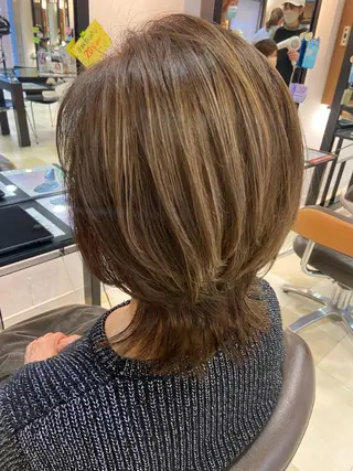 ミディアム カラー Stella hair mode所属・ステラヘアモード 井澤元樹のヘアスタイル