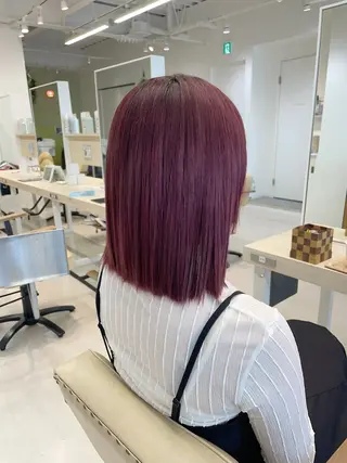 ミディアム かずや🍀/髪質改善 /艶髪カラー/眉毛のヘアスタイル