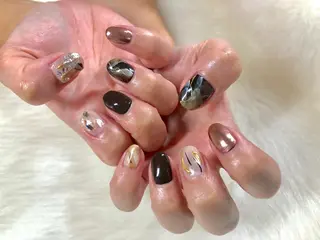 ネイル Amber21.所属・Nagahama Akariのネイルデザイン