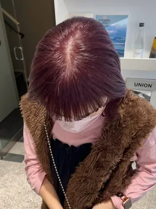 ショート カラー､縮毛矯正 募集中🖤/横浜のヘアスタイル