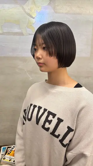 ショート nalu.所属・前山 七海のヘアスタイル