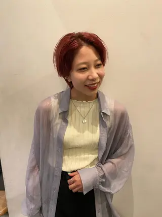 ショート deco所属・無料カットモデル 丸川英心のヘアスタイル