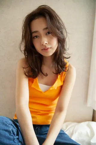 ミディアム 🎊LUK🎊_公 式_🩵髪質改善🩵のヘアスタイル