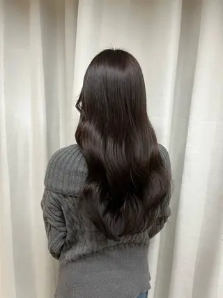 ロング カラー 中島 日菜のヘアスタイル