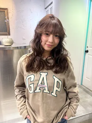 カラー ロングレイヤー ¥0🎀MEIのヘアスタイル