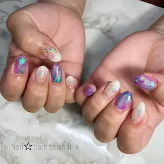 ネイル Hair salon Irie所属・與儀 知佳のネイルデザイン
